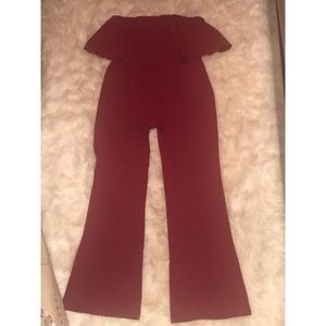 🚨BOGO🚨 Sexy Red Strapless Jumpsuit